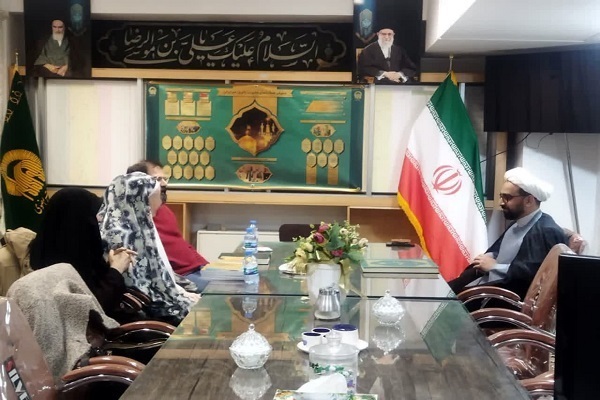 German Woman Embraces Islam at Imam Reza Mausoleum