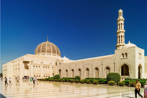 Sultan Qaboos Mosque in Oman