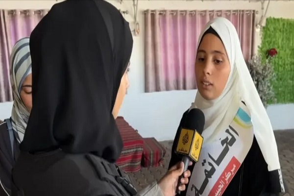 Despite the widespread bombing and destruction in Khan Yunis in the Gaza Strip, Palestinian girl Reem Abu Awdah managed to memorize the entire Quran in a hospital bed while suffering from severe injuries.
