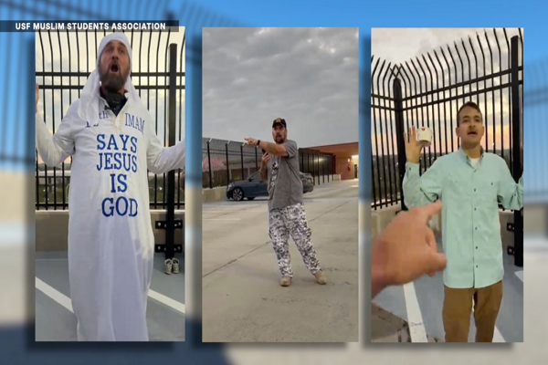 Muslim students were harassed during prayer at the University of South Florida.