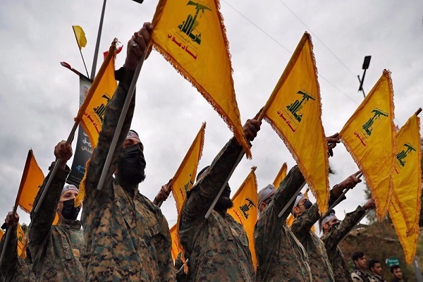 Hezbollah forces in Lebanon