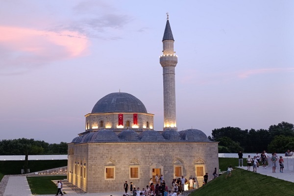 The Lead Mosque in the city of Shkoder in northern Albania