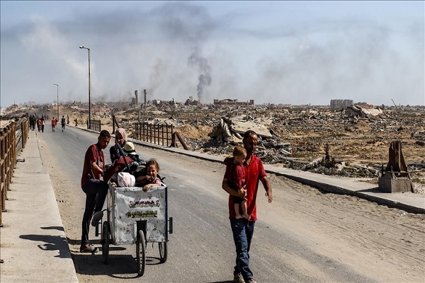 Destruction resulting from Israeli attacks in Gaza