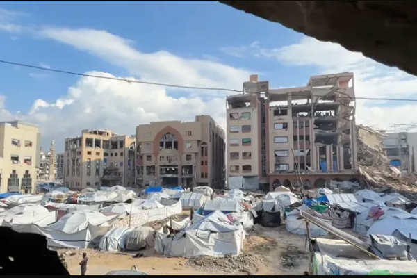 Students at the Islamic University of Gaza have returned to in-person classes for the first time in two years, navigating a campus transformed into a site of mass displacement and utter devastation as a result of Israel’s genocidal war on the besieged Palestinian enclave.
