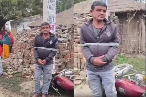 A Muslim man was tied to an electric pole and severely beaten by a mob in Bihar, India, on accusations of possessing beef, the latest incident in a pattern of vigilante violence linked to cow protection.