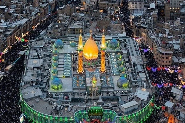Holy shrine of Imam Hussein (AS) in Karbala, Iraq