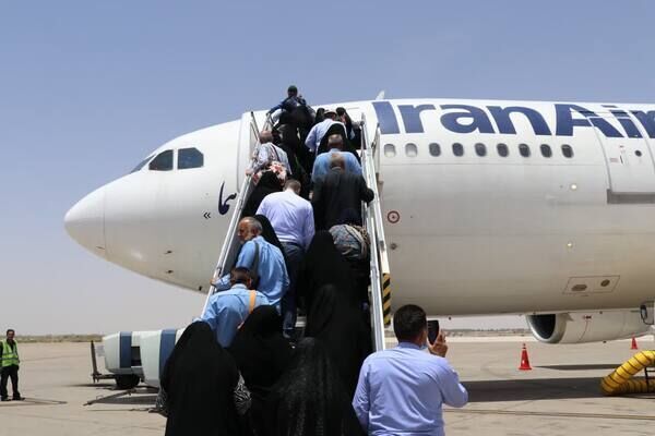 Iranian Hajj pilgrims leaving for Saudi Arabia