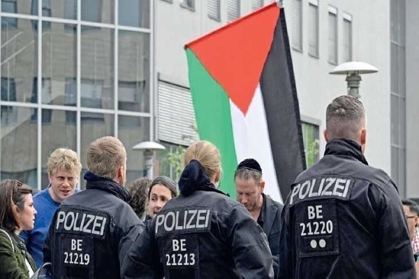 A pro-Palestinian rally was held in Berlin, Germany’s capital, on Saturday, February 1, 2025.