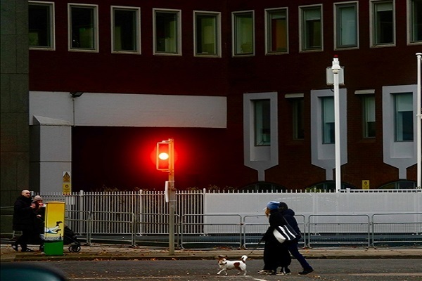 The building of former Israeli embassy in Dublin, Ireland