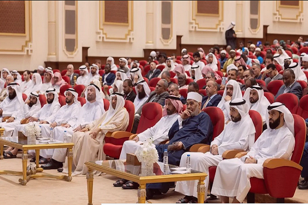 Participants in the international conference “Quranic Qara’at (Readings): A Glorious Past, Contemporary Reality, and Promising Future” in Sharjah, UAE.