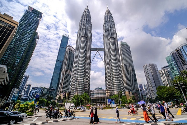 Tourists in Malaysia's capital
