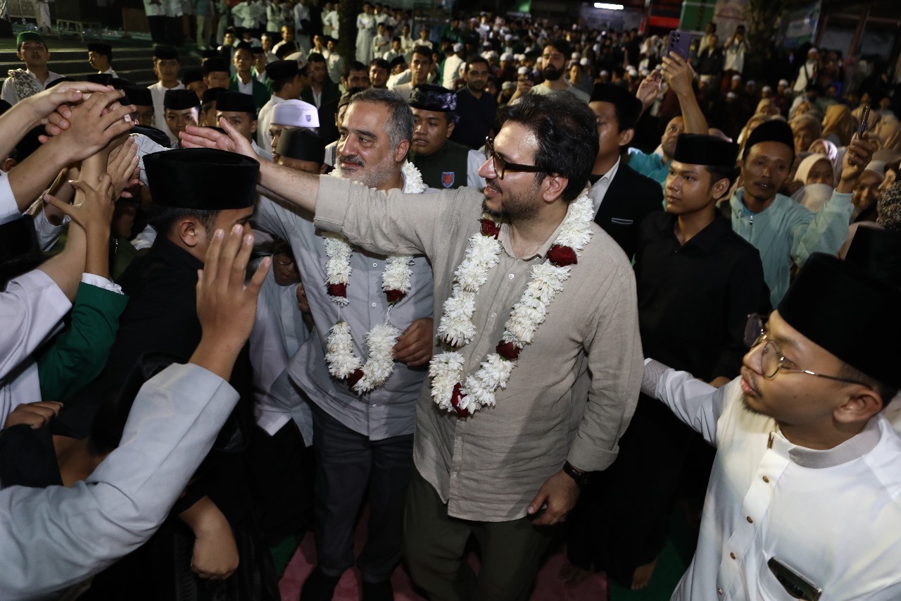 Iranian qaris Hamed Shakernejad and Ahmad Abolqassemi attended a Quranic program held at Indonesia’s iconic Istiqlal Mosque on Sunday, March 16, 2025.