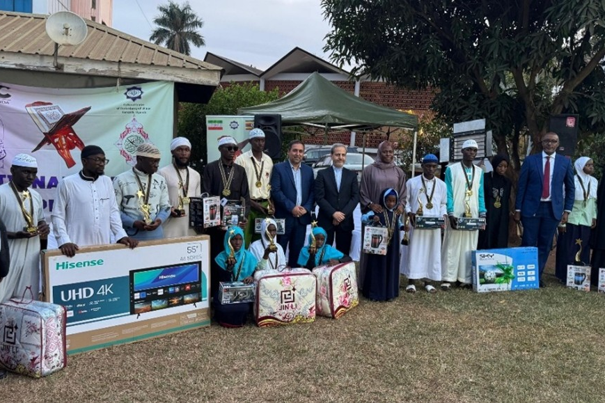 The closing ceremony of a Ramadan Quran competition in Uganda (Ramadan 2025)