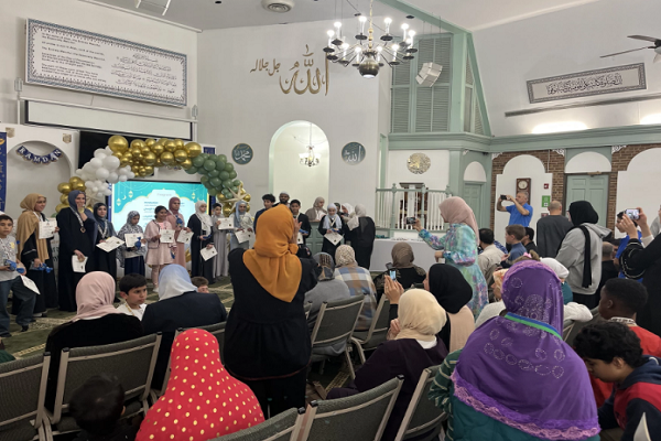 Over 100 people gathered inside a mosque in east Charlotte, US state of North Carolina, as awards and certificates were handed out for the Ramadan Quran competition. (Ramadan 2025)