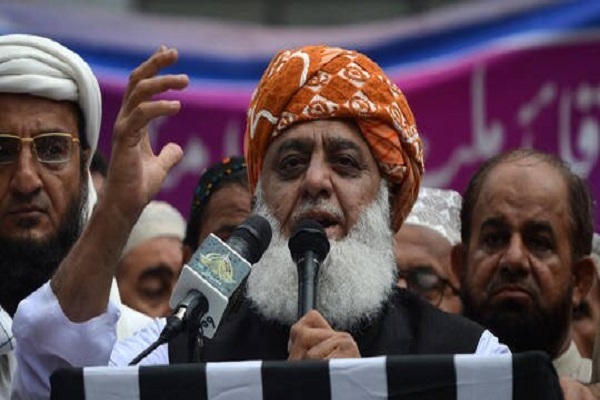 Pakistan’s Jamiat Ulema-e-Islam (JUI-F) chief Maulana Fazlur Rehman