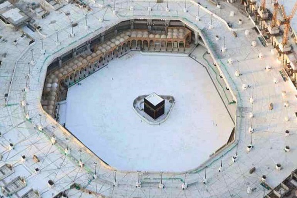 The holy Kaaba in Mecca