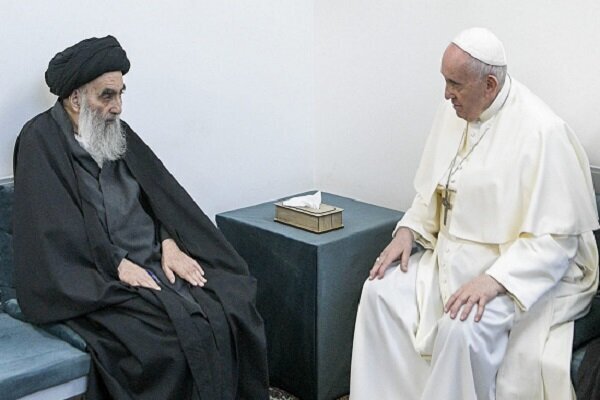 Grand Ayatollah Ali al-Sistani and Pope Francis met in Najaf, Iraq, in 2021
