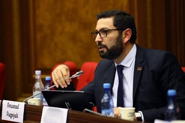 Rustam Bakoyan, the head of the Armenia parliament’s rights commission