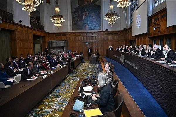 A meeting of the International Court of Justice (ICJ) about Gaza