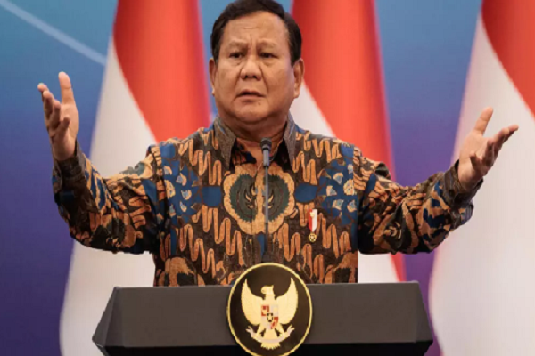 Indonesian President Prabowo Subianto
