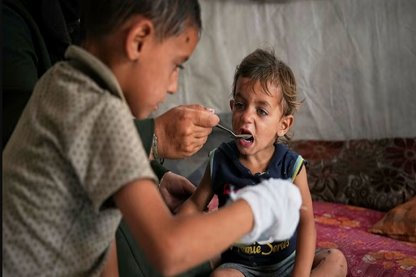 Most Gaza children are suffering from malnutrition