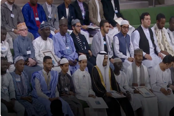 Participants in the Dubai International Holy Quran Award