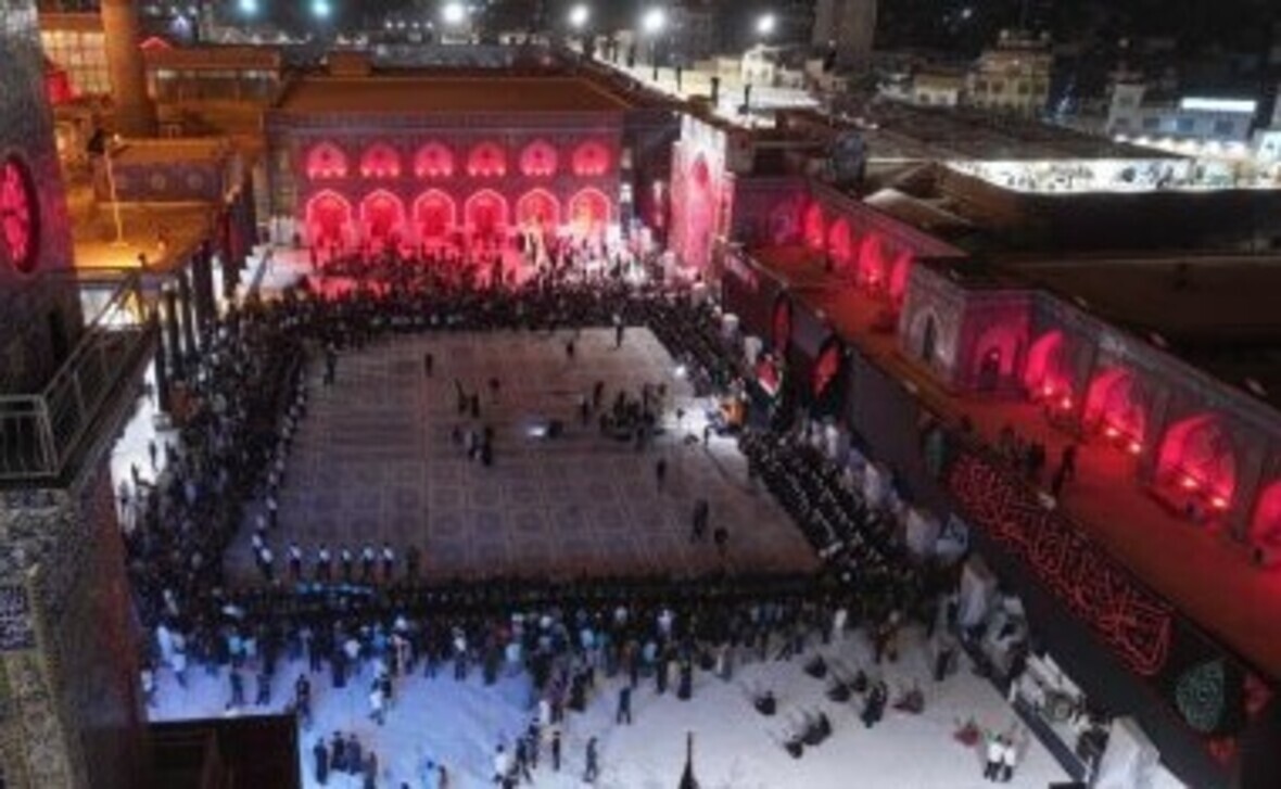 Kadhimiya Shrine Covered in Black Ahead of Imam Jawad Martyrdom Anniversary