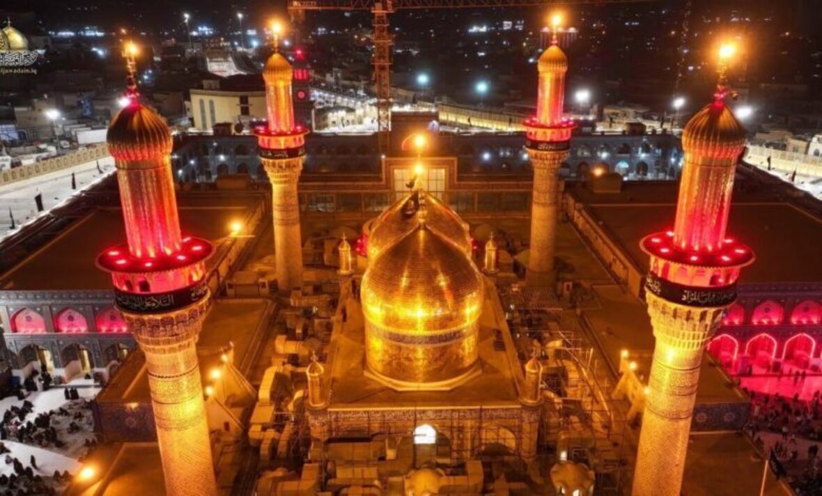 Kadhimiya Shrine Covered in Black Ahead of Imam Jawad Martyrdom Anniversary