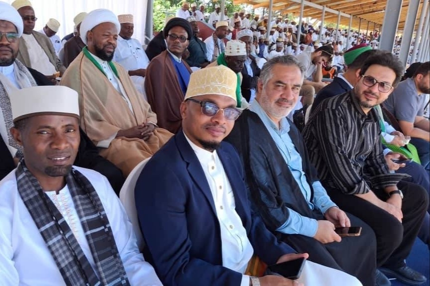 Iranian Qaris Hamed Shakernejad and Ahmad Abolghassemi attended a Quranic program in Tanga, Tanzania (May 2025)