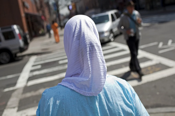 A Muslim woman wearing Hijab