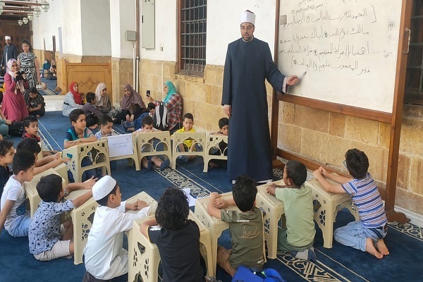 A Quran teaching program organized by Egypt's Al-Azhar Islamic Center