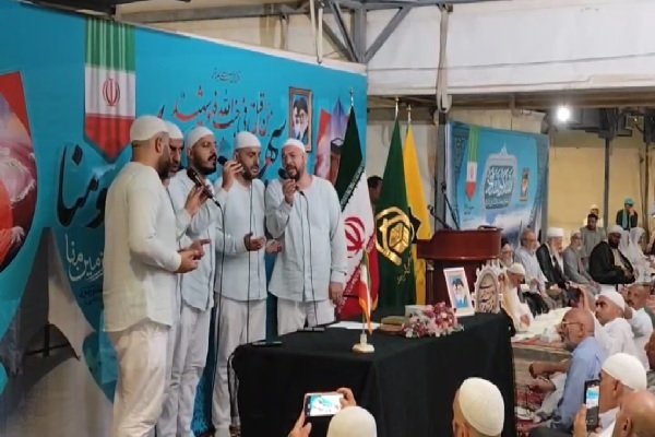 The Iranian Quranic convoy’s Tawasheeh group performed Tawasheeh songs in a Quranic program in Mecca on June 11, 2025.