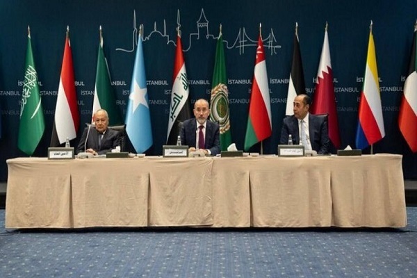 A meeting of the Arab League foreign ministers in Istanbul, Turkey