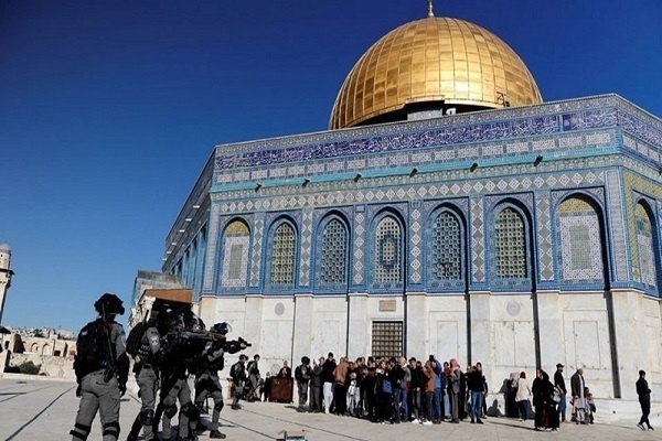 Al-Aqsa Mosque in the holy city of al-Quds, Palestine