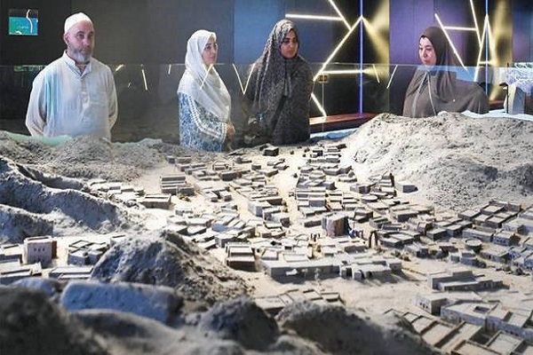 An exhibition at the Prophet's Mosque in Medina