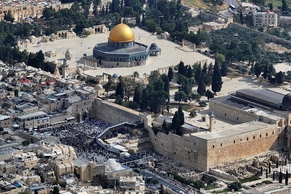 Al-Aqsa Mosque in the holy city of Al-Quds