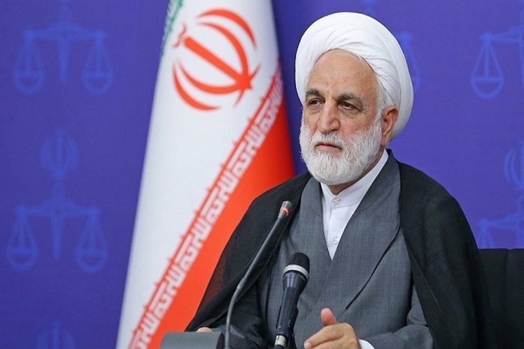 Iran’s Judiciary Chief Hojat-ol-Islam Gholam Hossein Mohseni Ejei