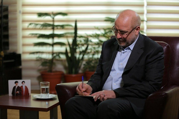 Iranian Parliament Speaker Mohammad Bagher Ghalibaf