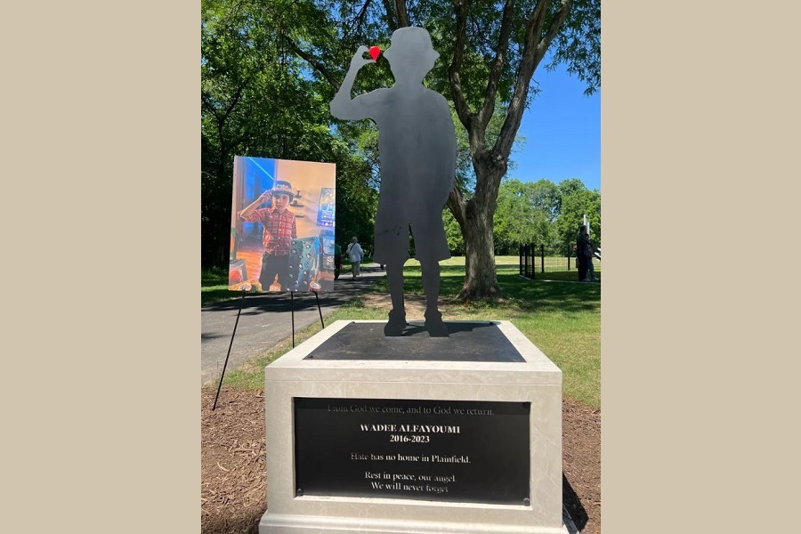 Community Unveils Monument to Honor Memory of Palestinian-American Child Killed in Hate Crime