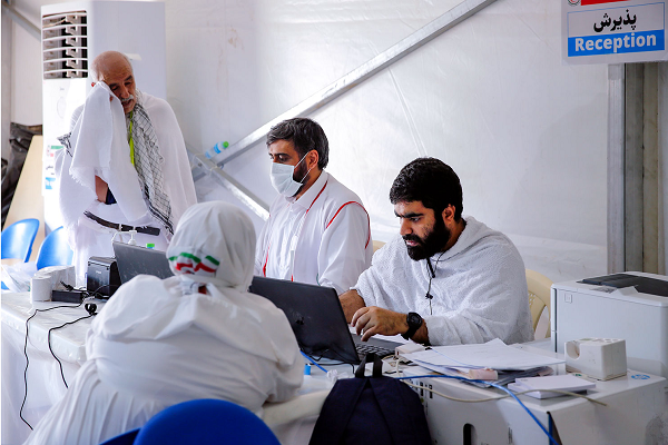 The Iranian Red Crescent Society (IRCS) provides health and medical services to Hajj pilgrims in Mecca and Medina.