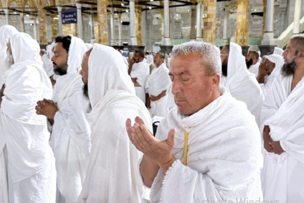 hajj pilgrims in Mecca
