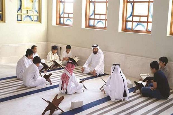 A Quran teaching course for children in Qatar