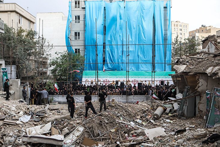 Photos: Civilian Martyrs of Israeli Aggression on Tehran Commemorated