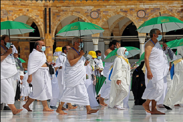 Hajj pilgrims in Mecca