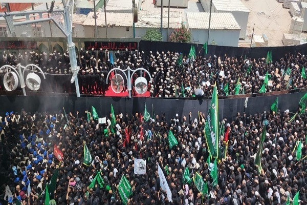 The Rakdha Tuwairaj ritual was held in Karbala, Iraq, on Ashura (July 6, 2025)