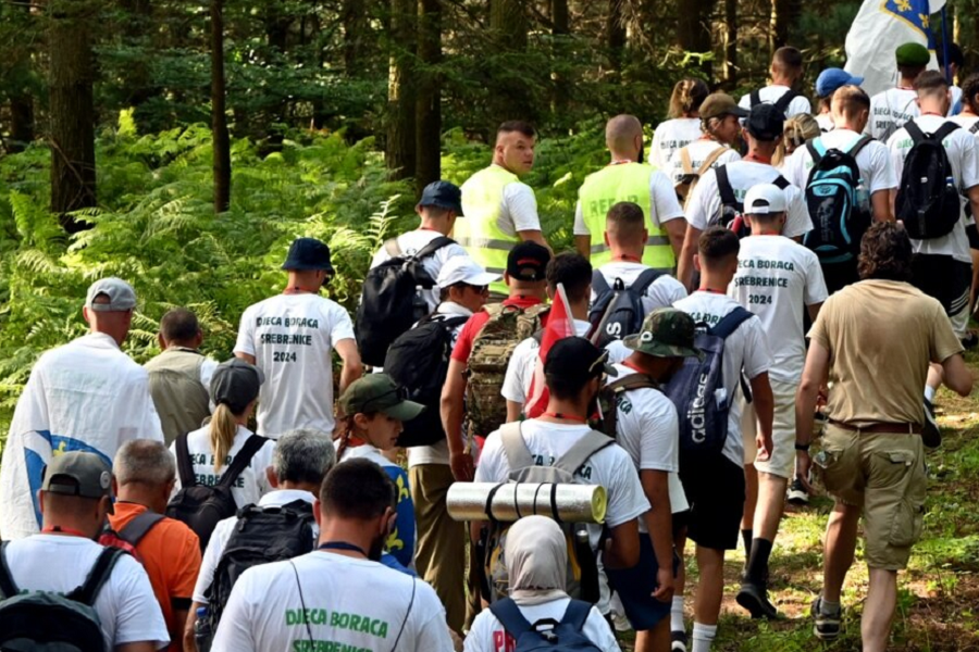 Thousands Join Annual Peace March in Bosnia to Commemorate Srebrenica Genocide Victims