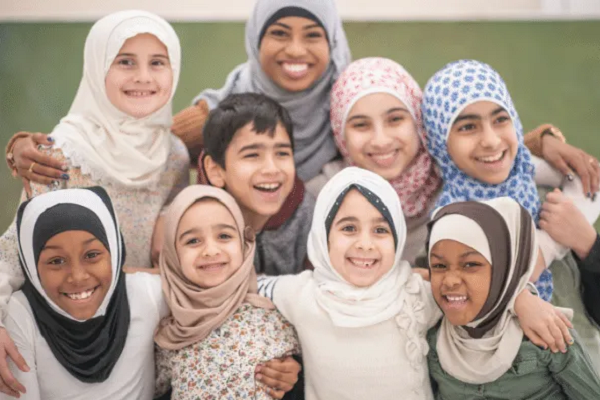 Muslim children in UK