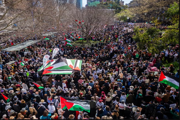 Huge pro-Palestine rallies were held in Australia on August 24, 2025.