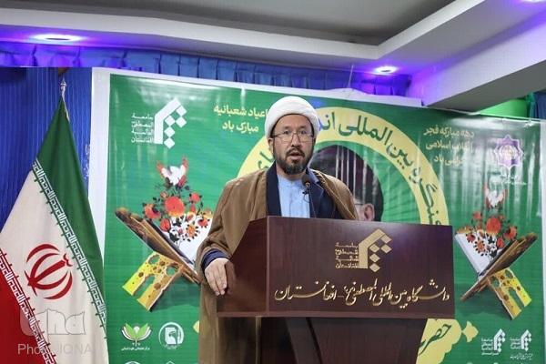 Hojat-ol-Islam Mohammad Asef Hekmat, vice president for research at Al-Mustafa University’s branch in Afghanistan