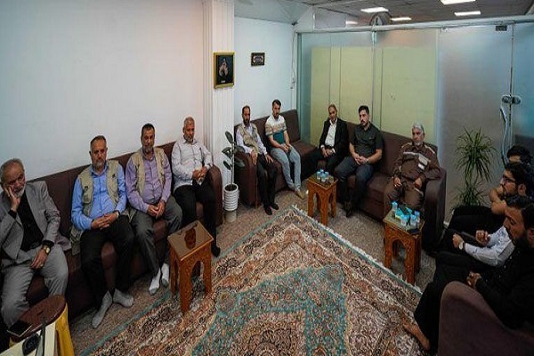 A meeting was held at the Astan (custodianship) of Imam Ali (AS) holy shrine in Najaf, Iraq, to discuss launching a campaign to support underprivileged children (September 2025)